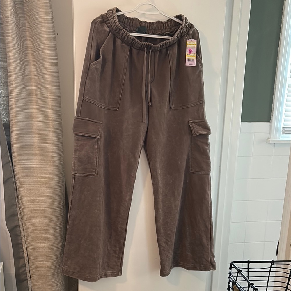 Wild Fable Taupe Drawstring Pants